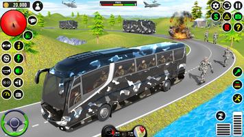 autobus militaire conduite 3d capture d'écran 3