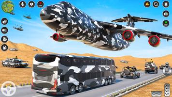 Bus Simulator Army Bus Driving 海报