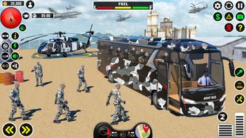 Bus Simulator Army Bus Driving 截图 1