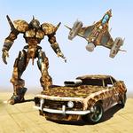 US Army Jet Robot transformation Car Tank War icon