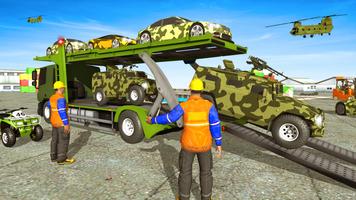 Army  Cars Transport Simulator 2019 Ekran Görüntüsü 1