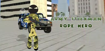 Army Stickman Rope Hero Counter Attack