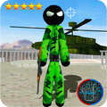 Stickman US army rope hero gangstar crime