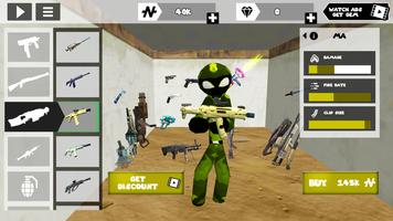 Stickman US army rope hero gangstar crime capture d'écran 3