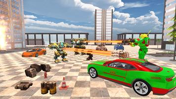 Army Robot Car Transform الملصق