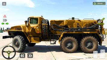 Army truck simulator Army Game poster