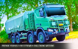 Truck Simulator Army Truck Sim poster