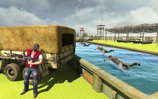 Gangster Attack Army Training Camp:Free Shooting Cartaz
