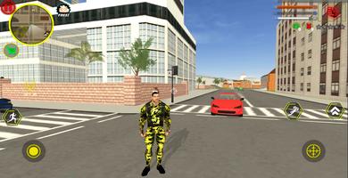 Army Superhero Rope Hero Vegas City Gangstar Mafia Poster