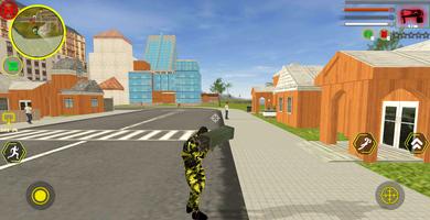 Army Superhero Rope Hero Vegas City Gangstar Mafia captura de pantalla 1