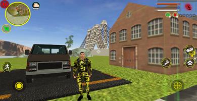 Army Superhero Rope Hero Vegas City Gangstar Mafia captura de pantalla 2