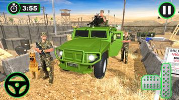 车辆 运输 拖车 游戏 | 军车 运输 模拟 器 截图 2