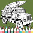 Army Truck Coloring Book