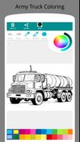 Army Truck Coloring Book screenshot 3