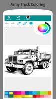 Army Truck Coloring Book screenshot 2