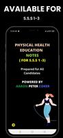 Health Education (S.S.S 1-3) 포스터