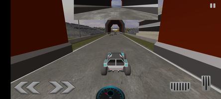 Cyberpunk racing  - truck race Poster