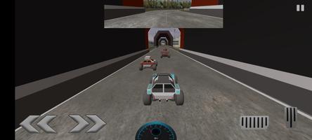 Cyberpunk racing  - truck race captura de pantalla 1