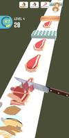 Food slicer 3D - Cooking cutting smashing game poster