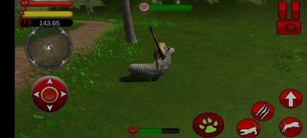 Lion simulator - hunting game Cartaz