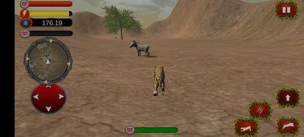 Leopard simulator - Hunting 3d imagem de tela 1