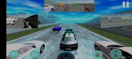 Speedy road racing 3D imagem de tela 3