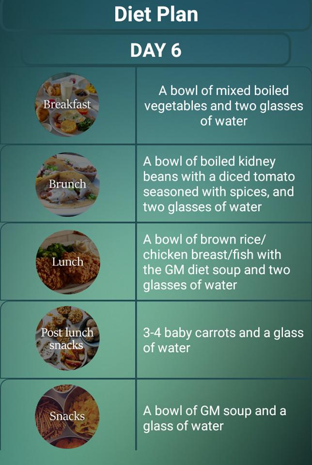 plan de dieta para descabalgar de balanza en 7 días