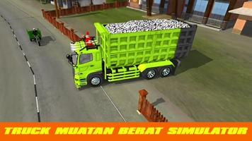 Truck Muatan Berat Simulator الملصق