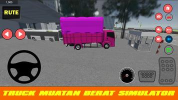 Truck Muatan Berat Simulator تصوير الشاشة 1