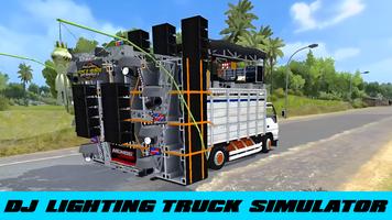 Dj Lighting Truck Simulator الملصق