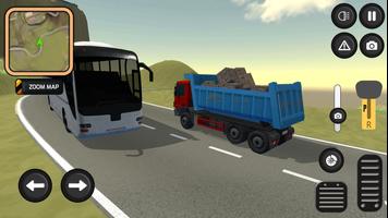 Truck Dangerous Road Simulator captura de pantalla 3