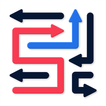 Arrows in Flow icon