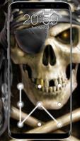 Pattern Lock Skull Affiche