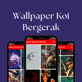 Wallpaper Ikan Koi Bergerak 3D