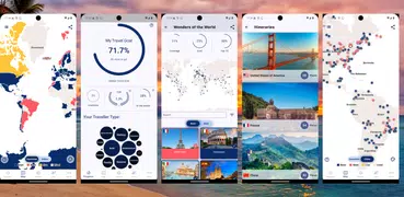 Visited: Travel Map with Lists