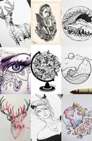 350 Creative Art Drawing Ideas ภาพหน้าจอ 1