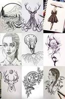 برنامه‌نما 350 Creative Art Drawing Ideas عکس از صفحه