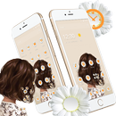 Art Little Daisy Girl Theme APK