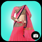 Lehenga Choli Photo Maker Zeichen