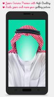 Saudi Man Photo Suit Affiche