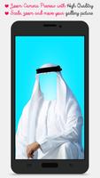 Arab Man Fashion Photo Suit постер