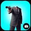 Gun Man Photo Montage आइकन