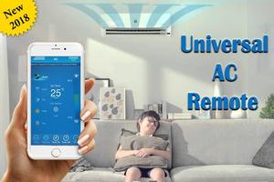 Universal AC Remote Control : Universal Remote الملصق