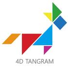 4D Tangram icône