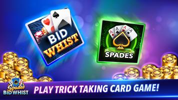 Spades: Bid Whist Classic Game постер