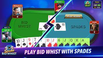 Spades: Bid Whist Classic Game syot layar 1