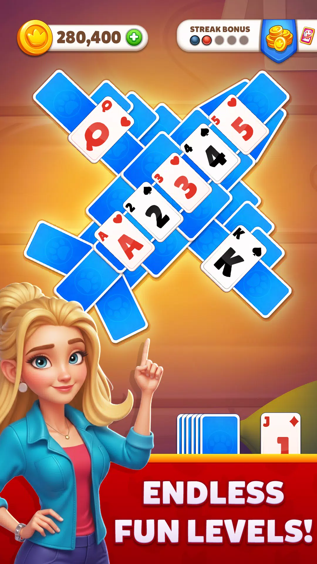 Royal TriPeaks Solitaire Fun