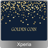 Golden Coin Theme For Xperia