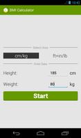 BMI Calculator - Poids Idéal Affiche