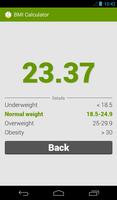 BMI Calculator - Ideal Weight स्क्रीनशॉट 1